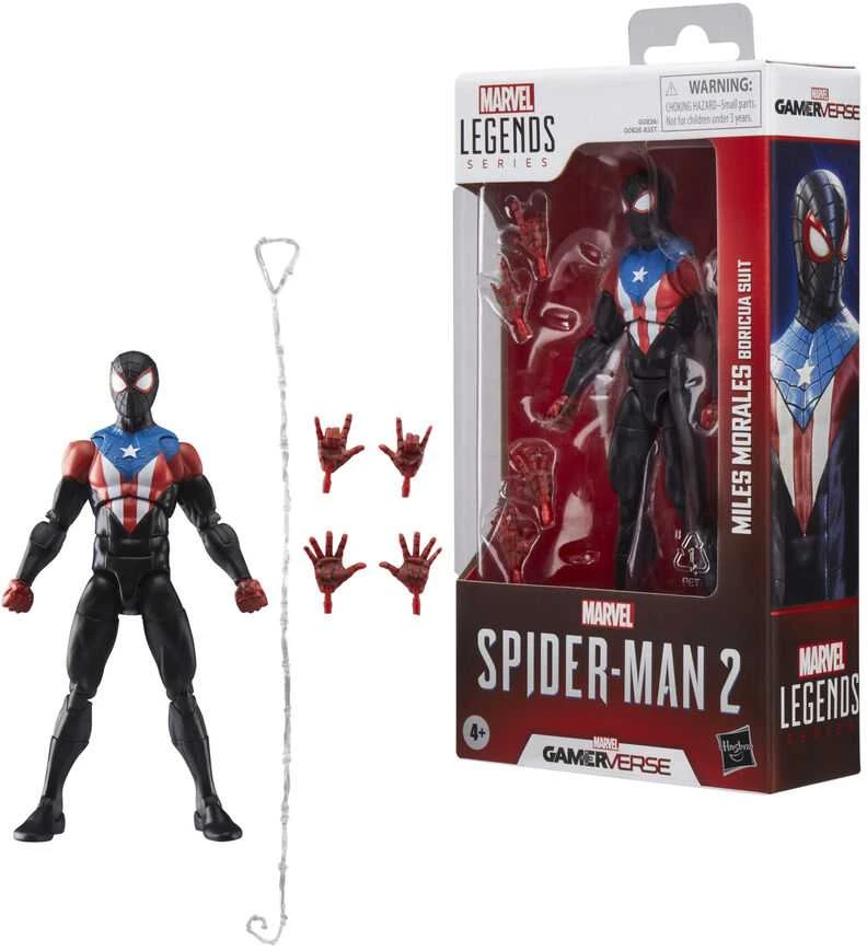 Hasbro Marvel Legends Spider-Man 2 Miles Morales Boricua Suit figure 15cm