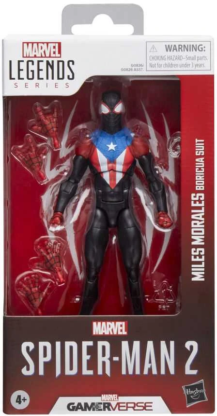 Hasbro Marvel Legends Spider-Man 2 Miles Morales Boricua Suit figure 15cm