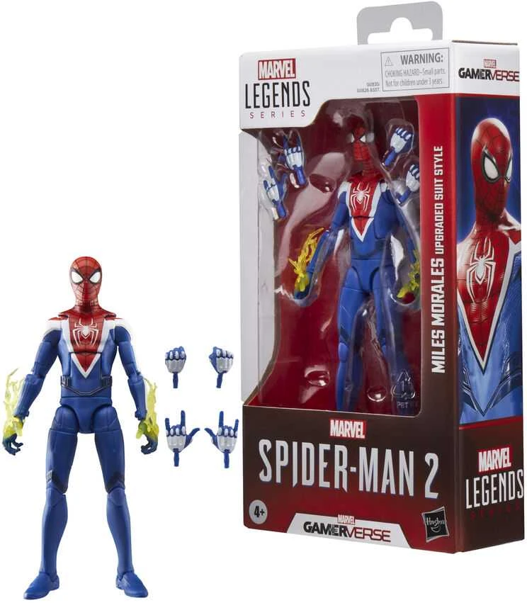 Hasbro Marvel Legends Spider-Man 2 Miles Morales Upgraded Suit figure 15cm