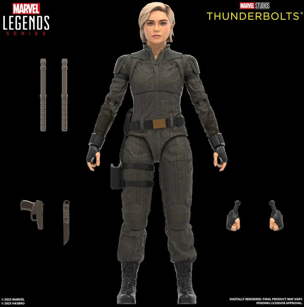 Hasbro Marvel Legends Thunderbolts Yelena Belova & Raudona Guardian pack 2 figures