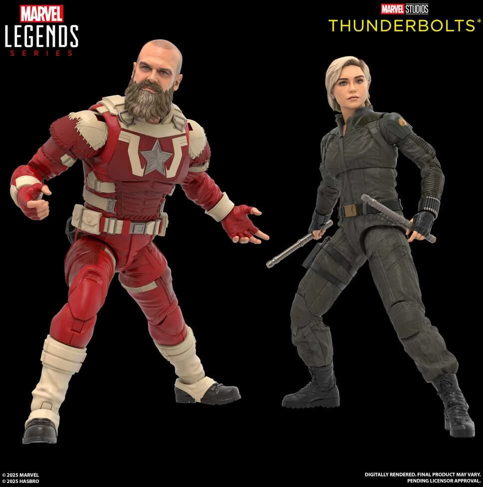 Hasbro Marvel Legends Thunderbolts Yelena Belova & Raudona Guardian pack 2 figures