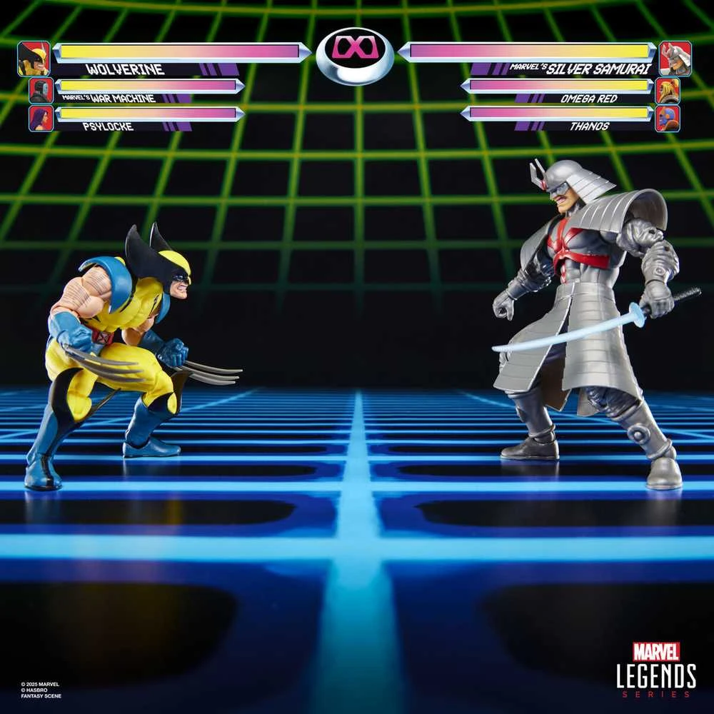 Hasbro Marvel Legends Wolverine & Sidabrinis Samurai Gameverse pack 2 figures 15cm