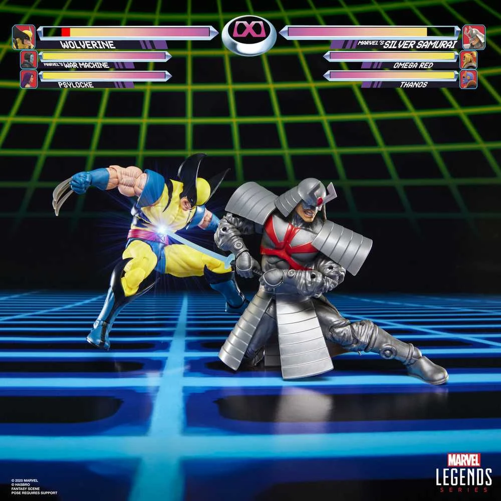 Hasbro Marvel Legends Wolverine & Sidabrinis Samurai Gameverse pack 2 figures 15cm