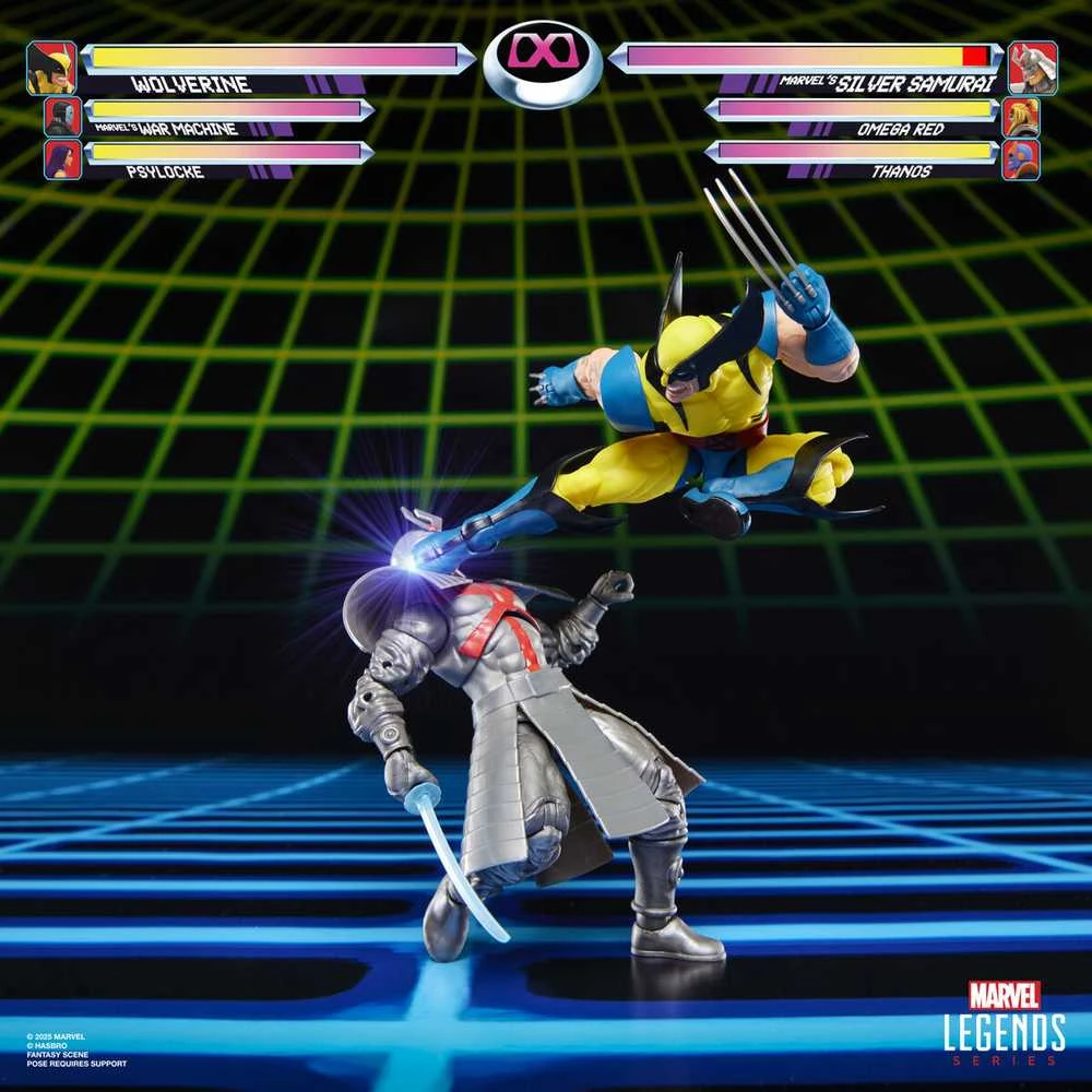 Hasbro Marvel Legends Wolverine & Sidabrinis Samurai Gameverse pack 2 figures 15cm
