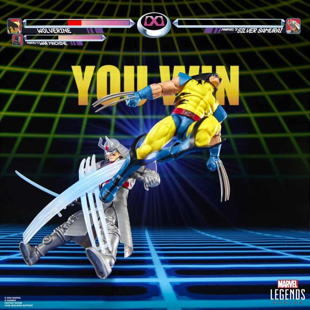 Hasbro Marvel Legends Wolverine & Sidabrinis Samurai Gameverse pack 2 figures 15cm