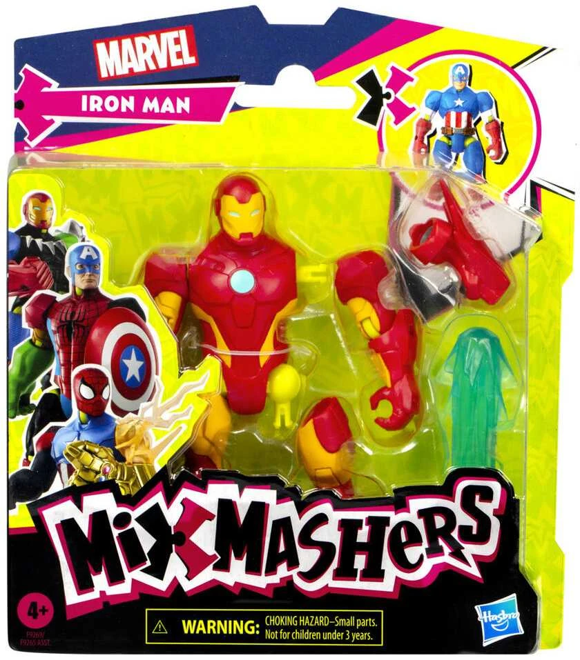 Avengers Keršytojai - Marvel Geležinis žmogus Mix Mashers veiksmo figūrėlė (F9269)
