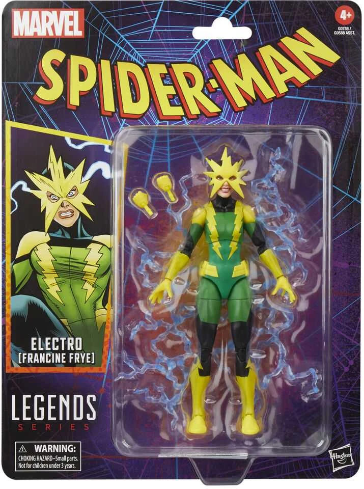 Hasbro Marvel Spider-Man Electro Francine Frye figure 15cm