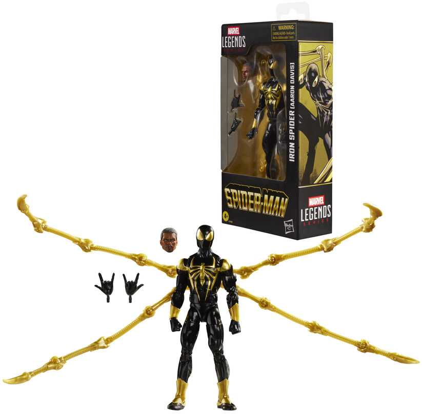 Hasbro Marvel Spiderman Iron Spider Aroon Davis figure 15cm