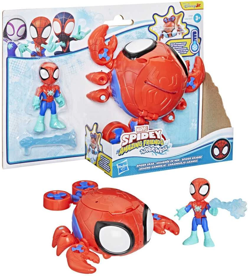 Hasbro SPIDER-MAN SPIDEY AND HIS AMAZING FRIENDS Vandens transporto priemonė su figūrėle