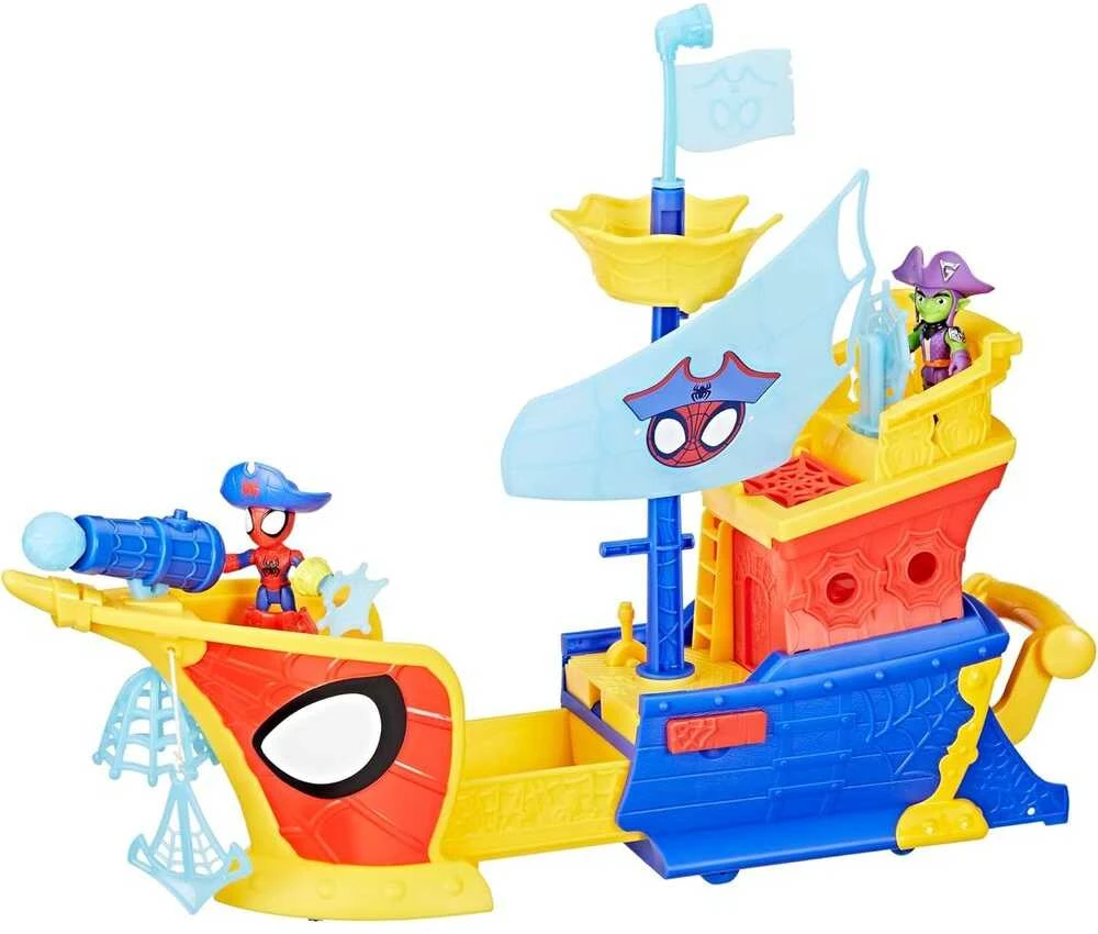 Hasbro SPIDER-MAN SPIDEY AND HIS AMAZING FRIENDS Rinkinys „Superherojų laivas“