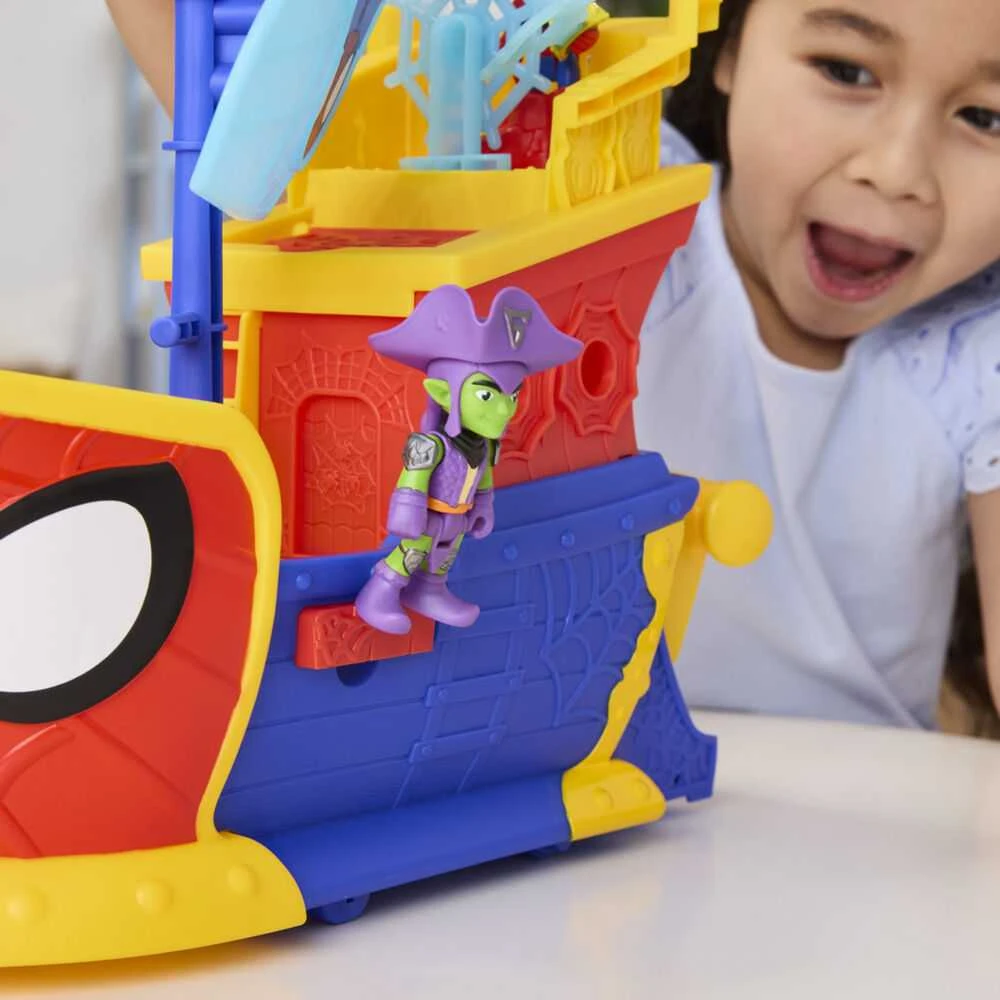 Hasbro SPIDER-MAN SPIDEY AND HIS AMAZING FRIENDS Rinkinys „Superherojų laivas“