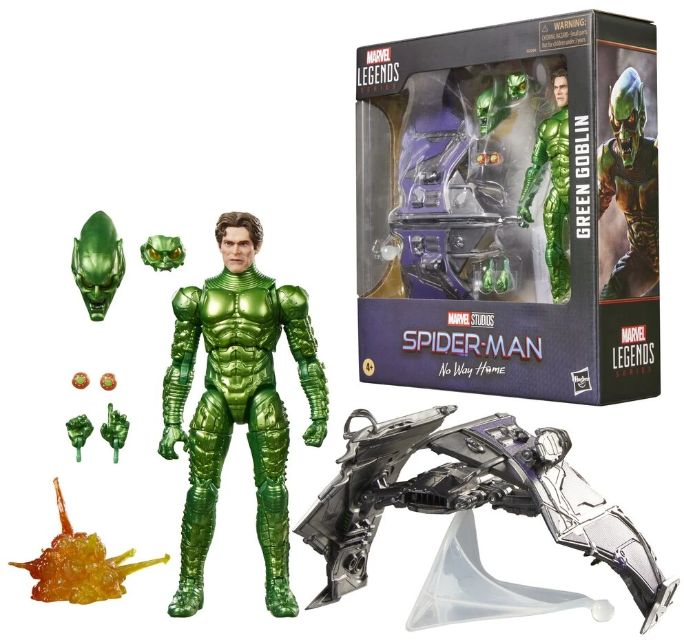 Hasbro Marvel Studios Spider-Man No Way Home Žalias Goblin figure 15cm