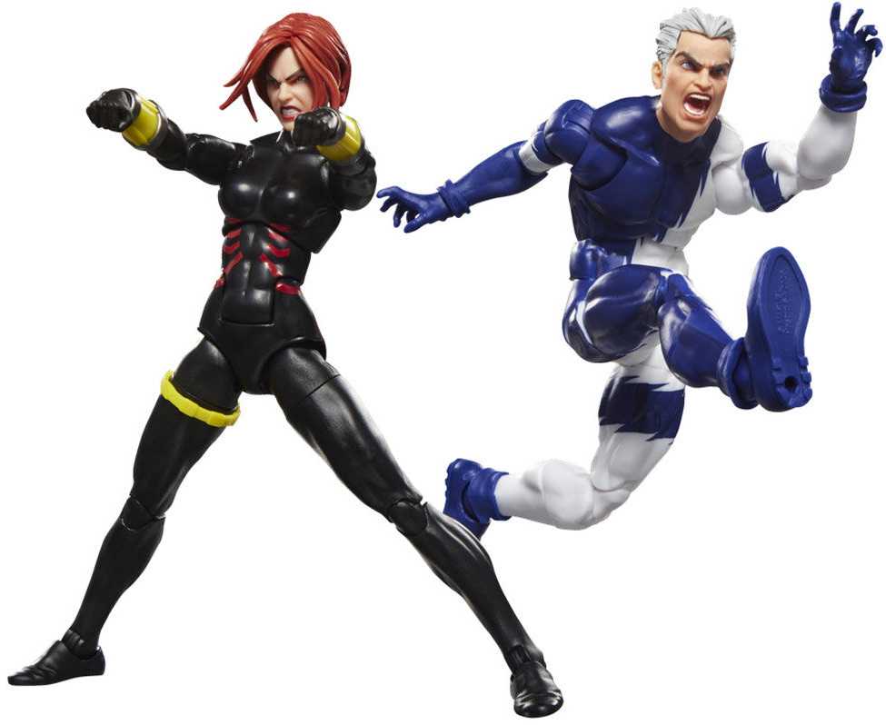 Hasbro Marvel The Avengers Juodas Widow and Quicksilver set of 2 figures 15cm