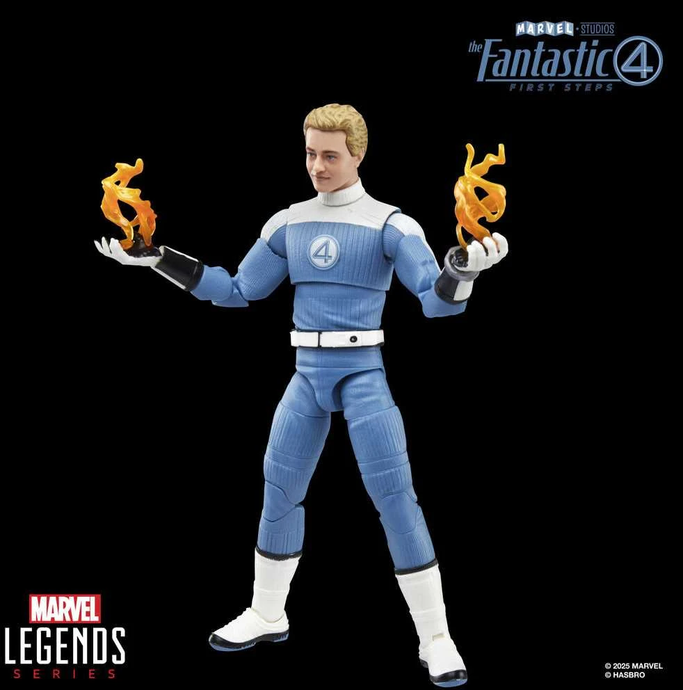 Hasbro Marvel The Fantastic 4 Johnny Storm figure 15cm