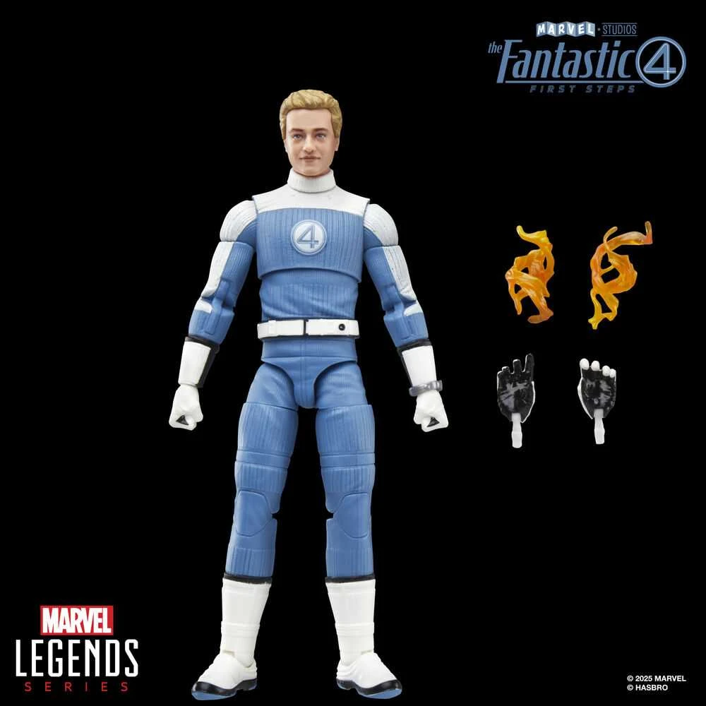 Hasbro Marvel The Fantastic 4 Johnny Storm figure 15cm