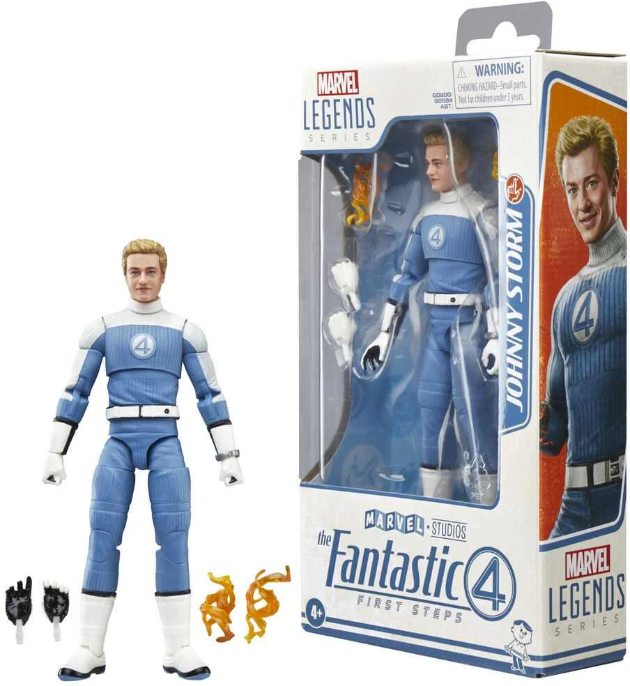 Hasbro Marvel The Fantastic 4 Johnny Storm figure 15cm