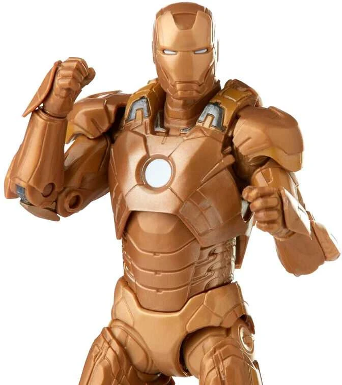 Hasbro Marvel The Infinity Saga Iron Man 3 Happy Hogan and Iron Man Mark XXI set 2 figures 15cm