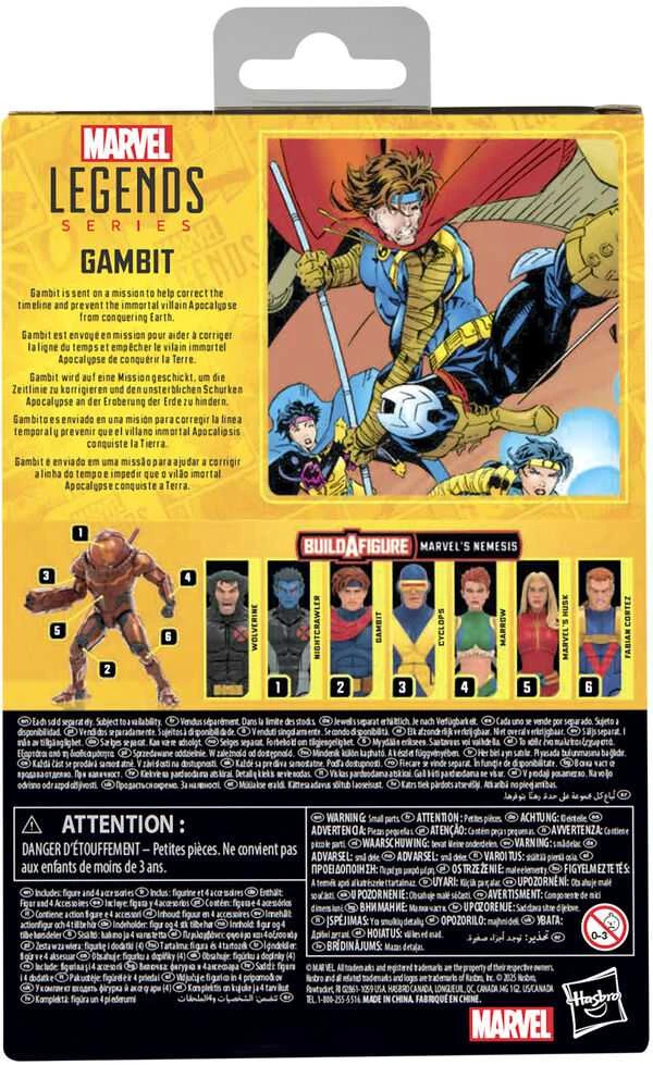 Hasbro Marvel X-Men Gambit figure 15cm