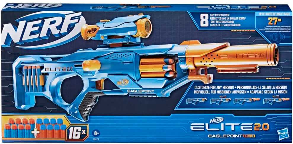 NERF Elite 2.0 šautuvas EAGLEPOINT RD 8