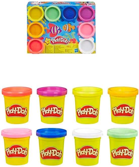 PLAY-DOH Plastilinas, 8 vnt.
