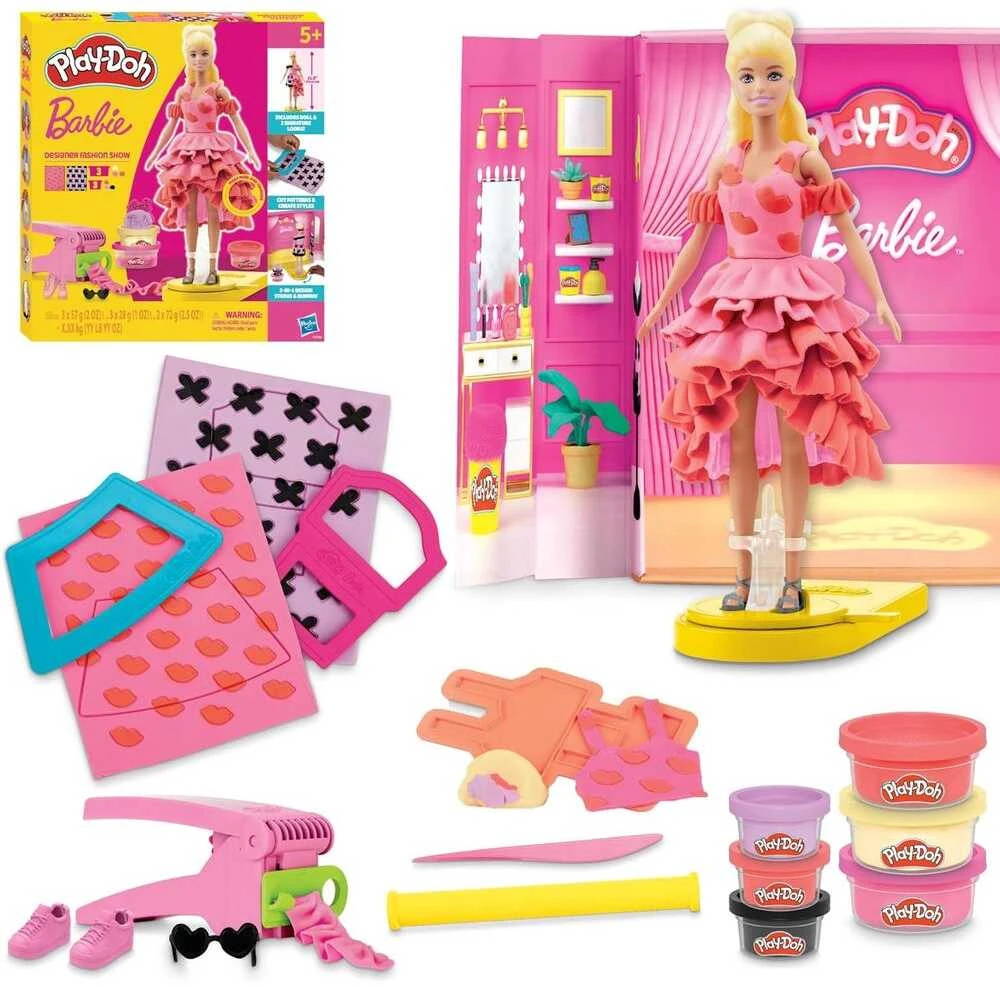 Barbės mados šou dizainerės žaidimų rinkinys Play-Doh