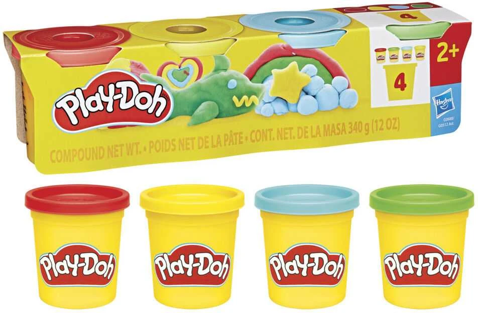 Play_Doh PLAY-DOH Plastilino rinkinys, 4 vnt.