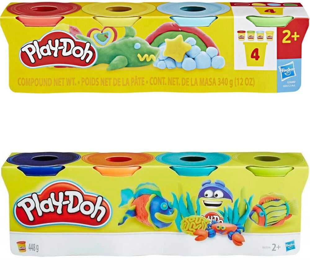 Play_Doh PLAY-DOH Plastilino rinkinys, 4 vnt.