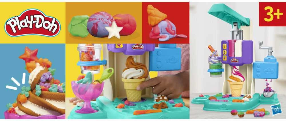 Modeliavimo rinkinys vaikams PLAY DOH Vaivorykštės ledai