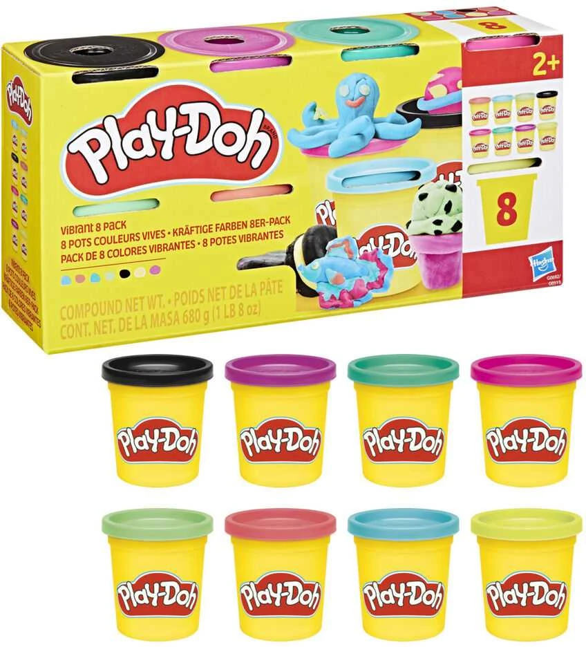 Play_Doh Play-Doh modelinų rinkinys „Play-Doh“ masei, 8 vnt. pakuotė
