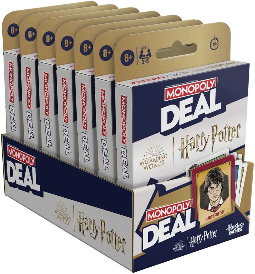 Hasbro Spanish Harry Potter Monopoly Deal game