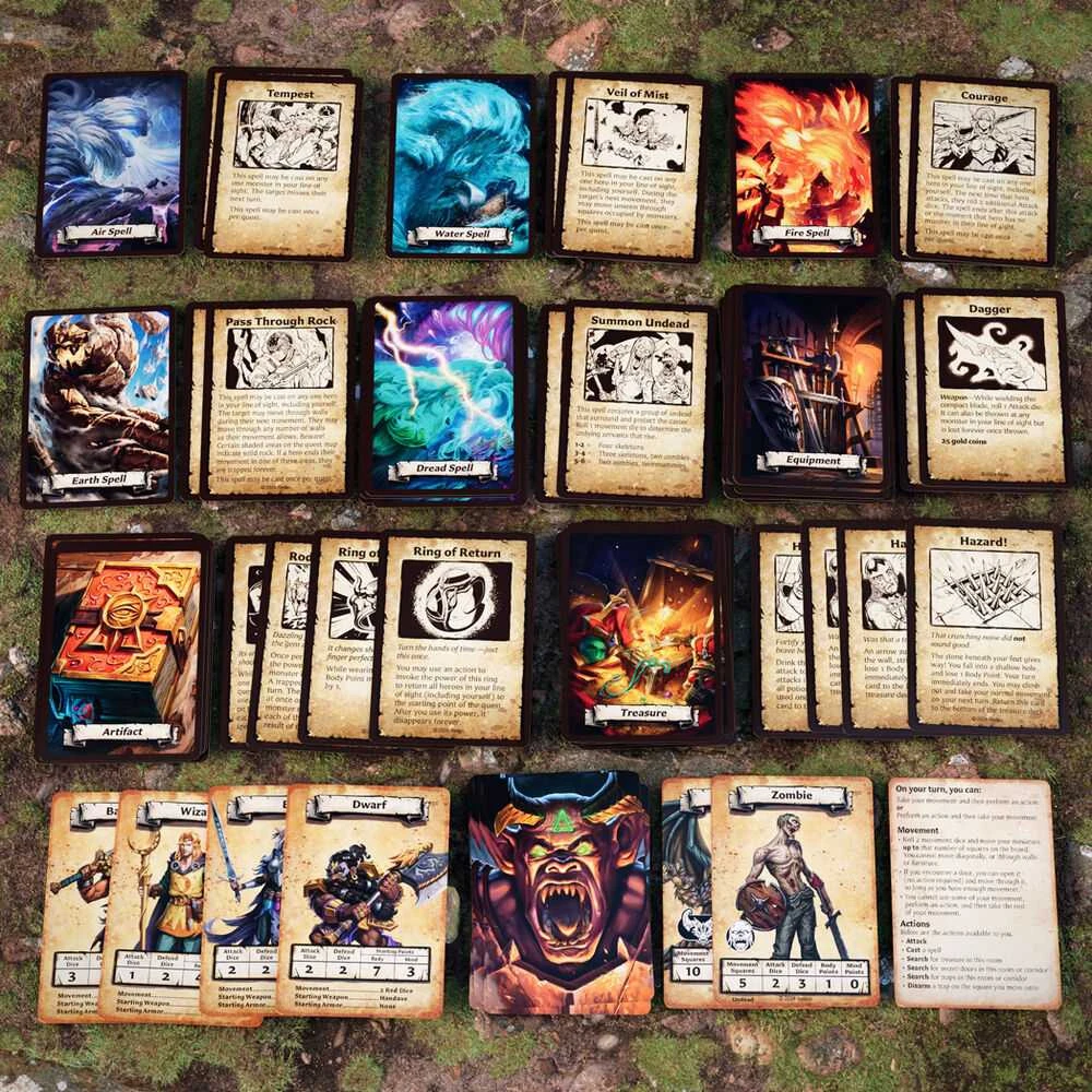 Hasbro Spanish Hero Quest First Light board game