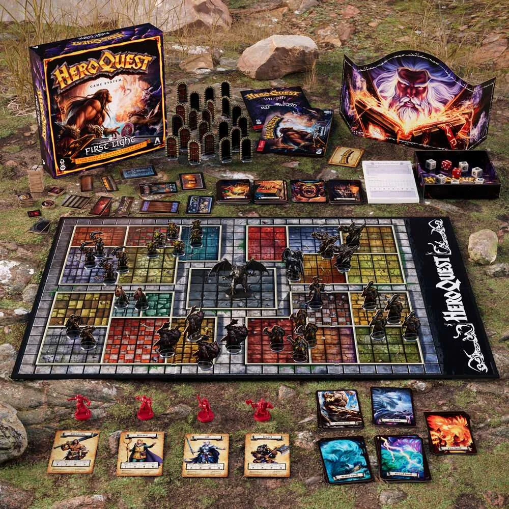 Hasbro Spanish Hero Quest First Light board game