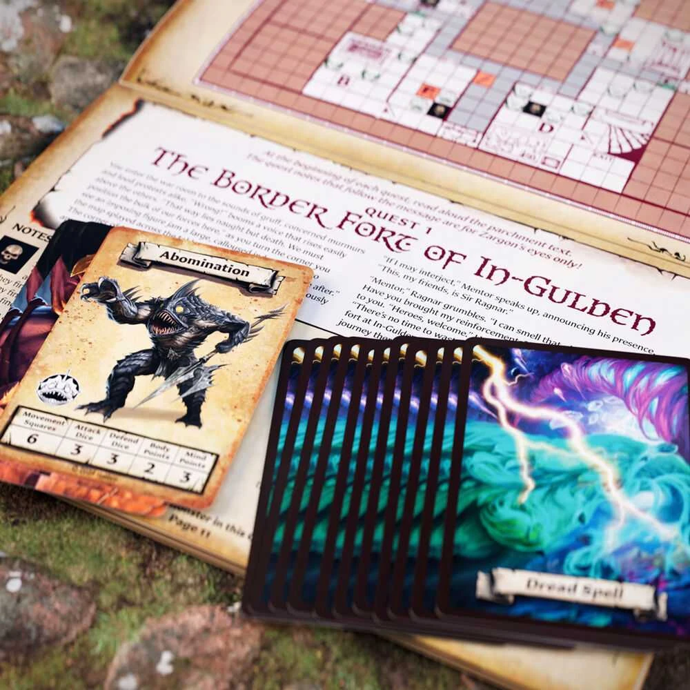 Hasbro Spanish Hero Quest First Light board game