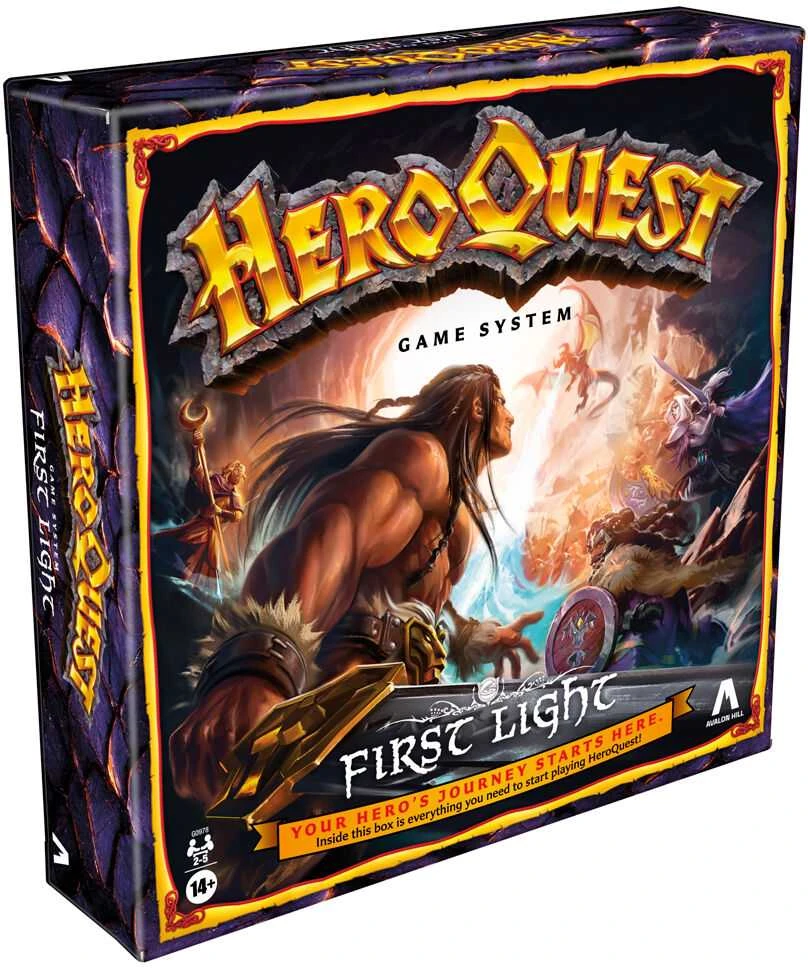 Hasbro Spanish Hero Quest First Light board game