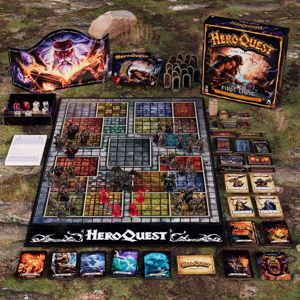 Hasbro Spanish Hero Quest First Light board game