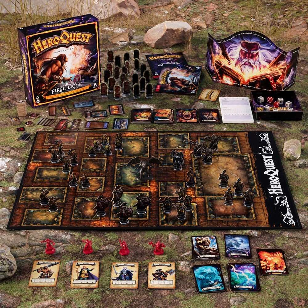 Hasbro Spanish Hero Quest First Light board game