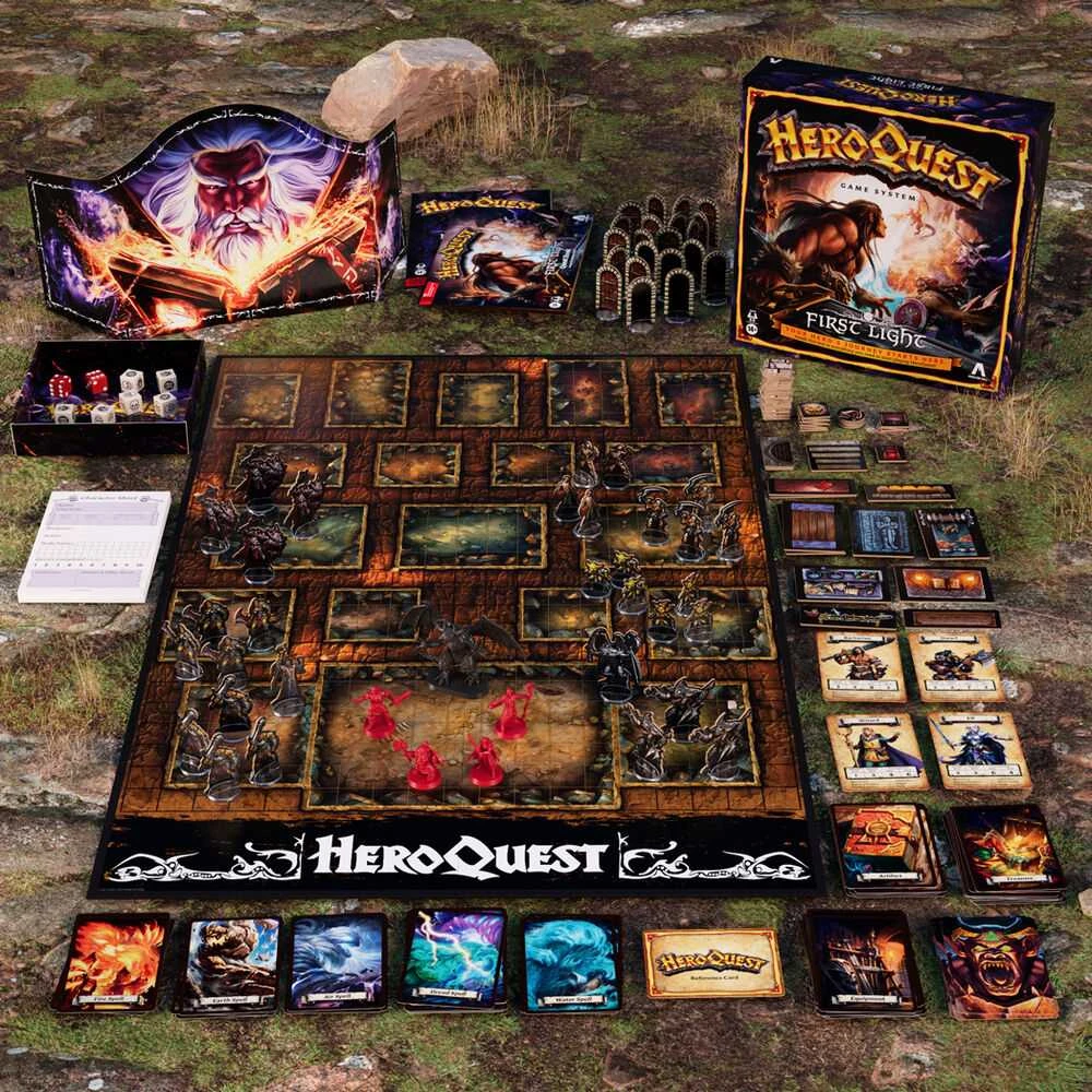 Hasbro Spanish Hero Quest First Light board game