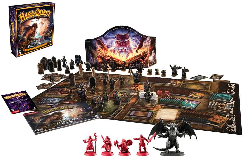 Hasbro Spanish Hero Quest First Light board game