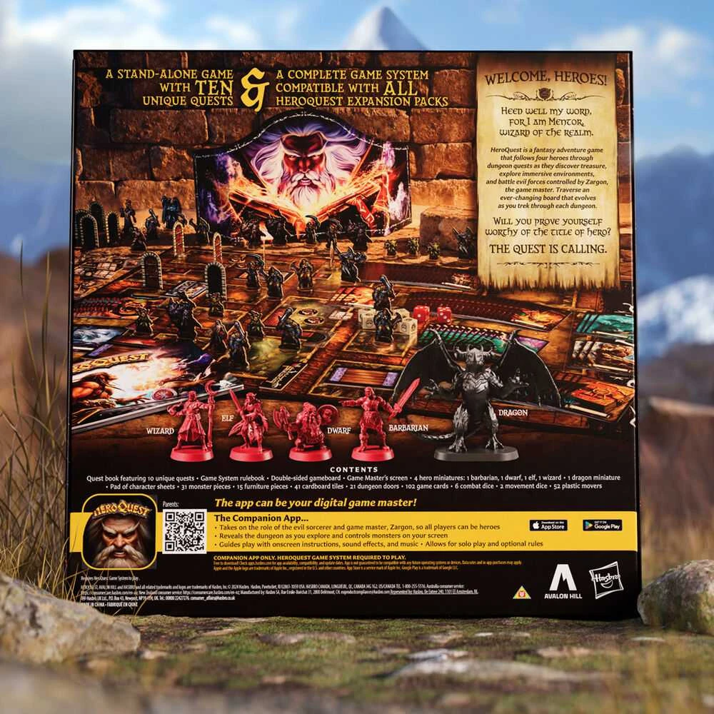Hasbro Spanish Hero Quest First Light board game
