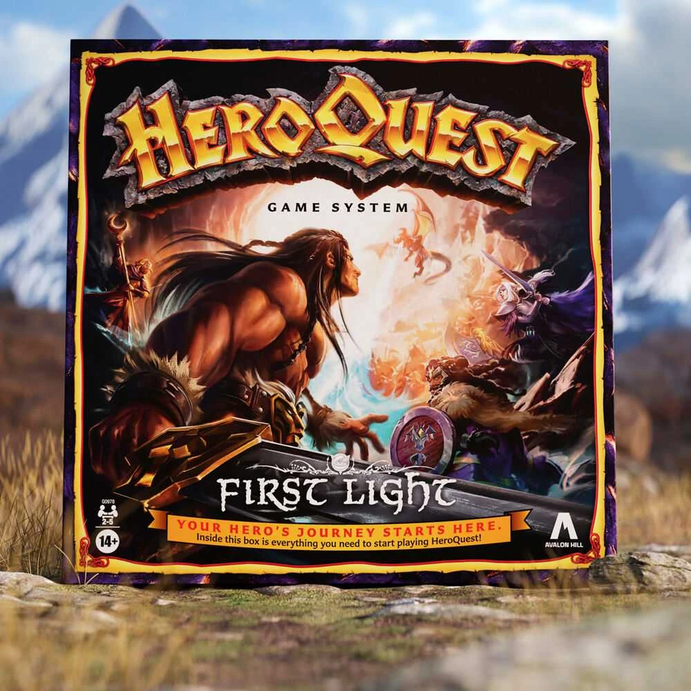 Hasbro Spanish Hero Quest First Light board game
