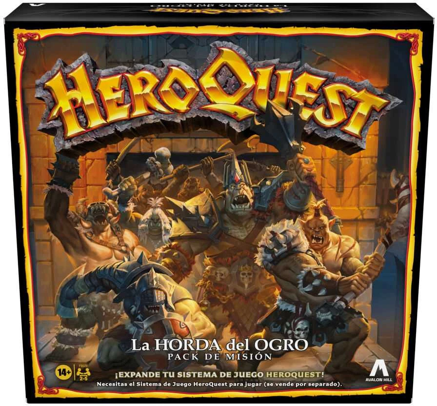 Hasbro Spanish Heroquest The Ogre Horde expansion board game