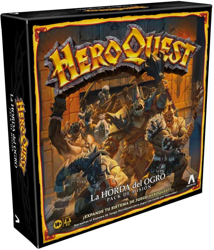 Hasbro Spanish Heroquest The Ogre Horde expansion board game