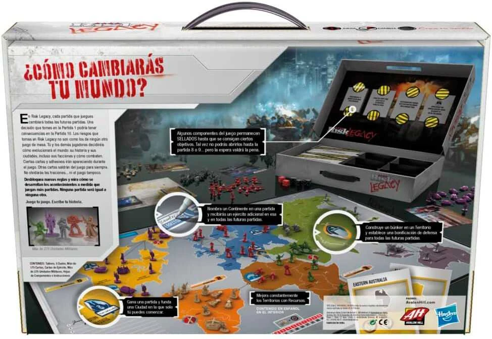 Hasbro Spanish Risk Legacy board game