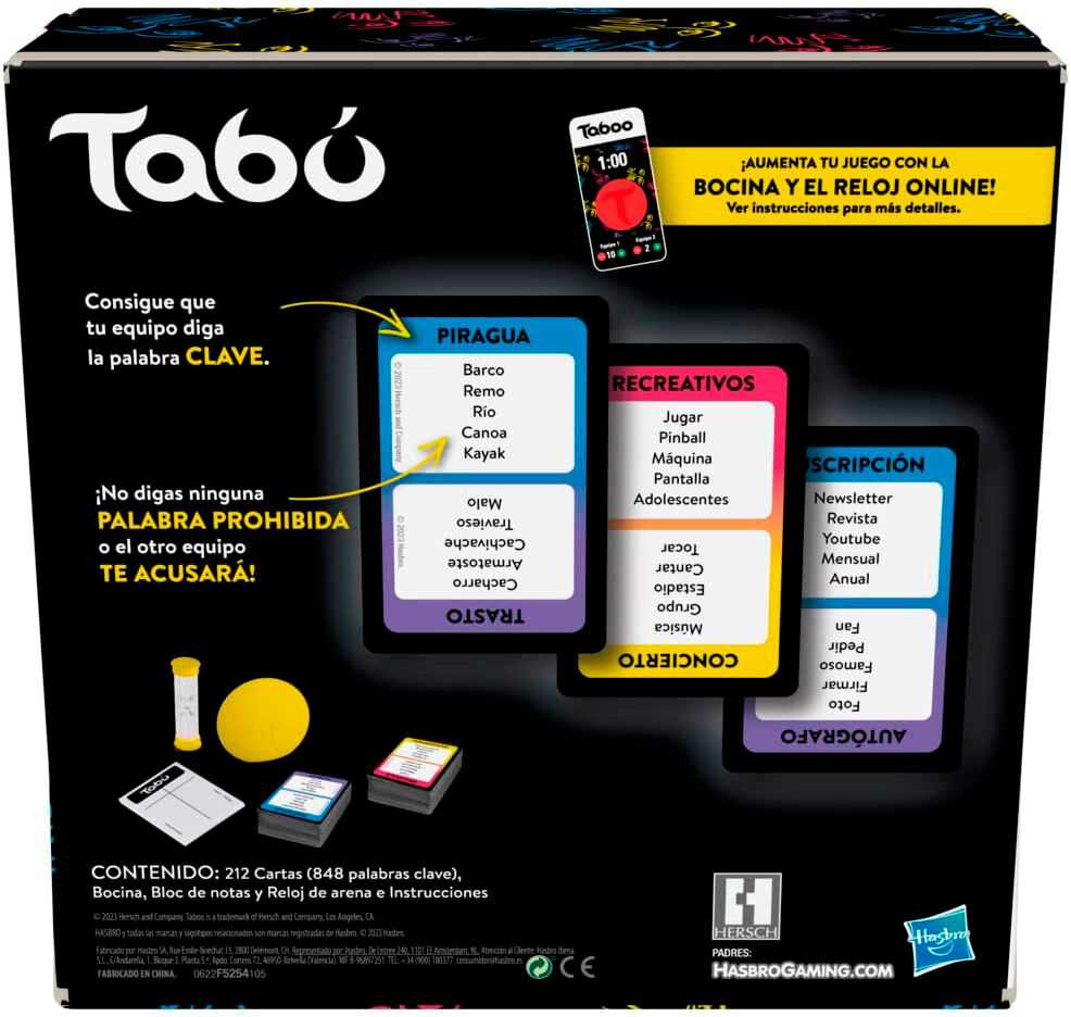 Stalo žaidimas Hasbro Tabú