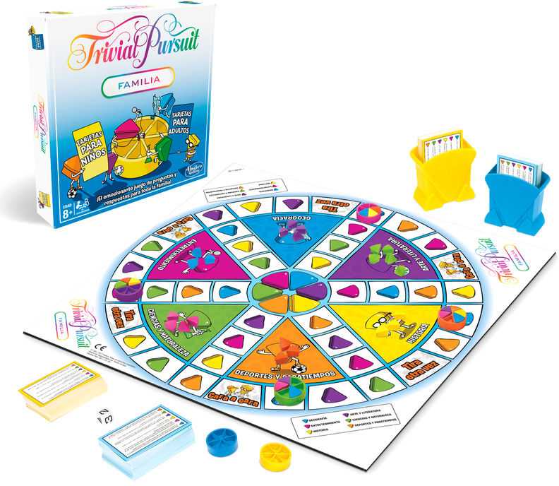 Hasbro Spanish Trivial Familia game