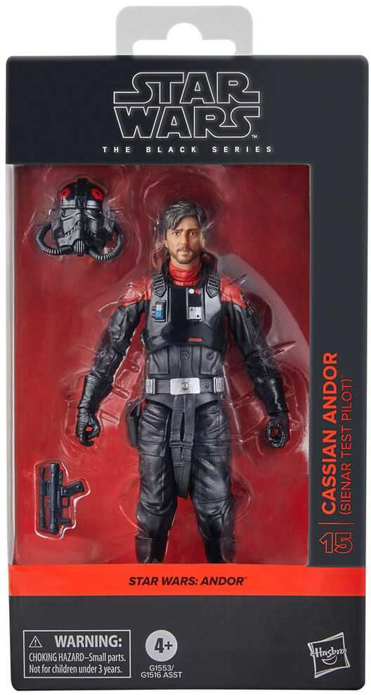 Hasbro Star Wars Andor Cassian Sienar Test Pilot figure 15cm