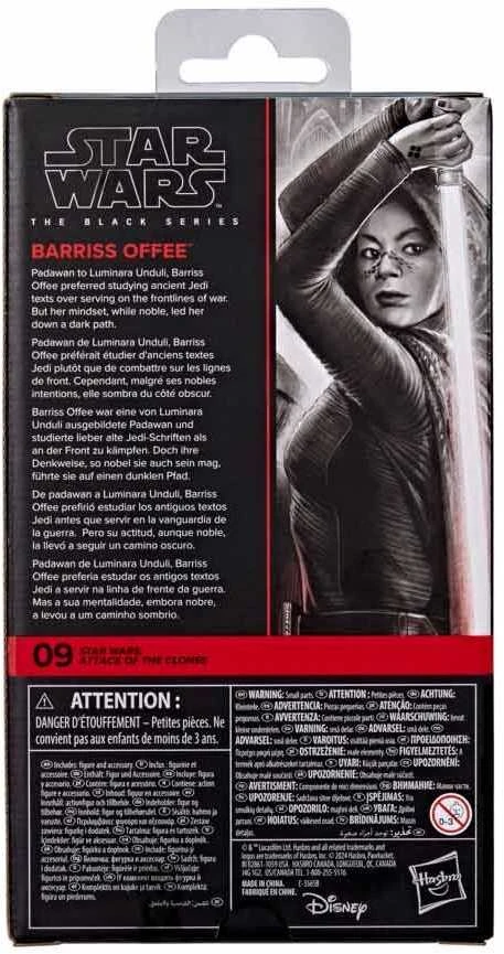 Hasbro Star Wars Attack of the Clones Barriss Offee figure 15cm