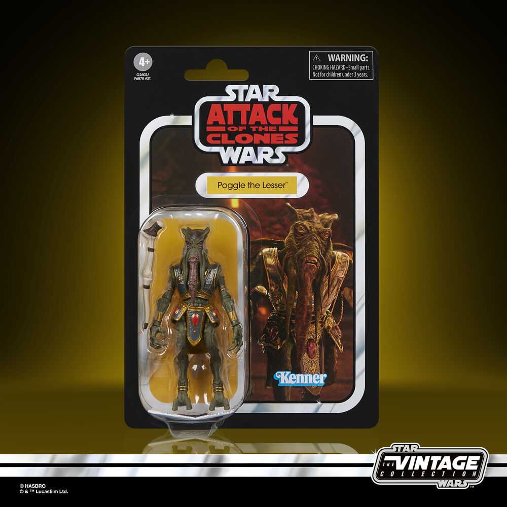 Hasbro Star Wars Attack on the Clones Poggle the Lesser figure 9,5cm