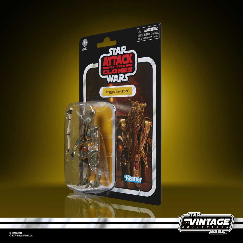 Hasbro Star Wars Attack on the Clones Poggle the Lesser figure 9,5cm