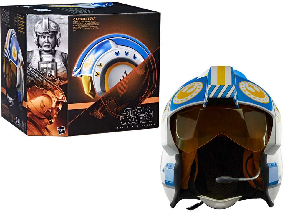 Casco Electrónico Premium Star Wars Black Series Carson Teva, Con Luces LED Y Sonidos, Para Mayores De 14 Años